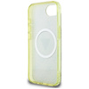 Guess IML Metal Glitter 4G Circle Triangle MagSafe - Etui do iPhone 16e (brązowy) (GUHMPSE4HG4PRTGW)