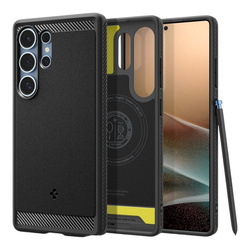 Spigen Rugged Armor Mag MagSafe - Etui do Samsung Galaxy S25 Ultra (Matte Black) (ACS08951)