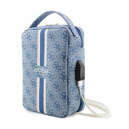 Guess 4G Printed Stripes Travel Universal Bag - Organizer na akcesoria (Niebieski) (GUHBP4RPSB)