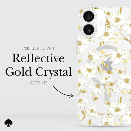 Kate Spade New York Protective Gems MagSafe - Etui iPhone 16 Plus (Sunshine Floral) (KS054384)