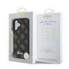 Guess Peony Script MagSafe - Etui iPhone 16 Plus (czarny) (GUHMP16MPGPYSK)