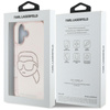 Karl Lagerfeld IML Rhinestones Karl Head - Etui do iPhone 16 (różowy) (KLHCP16SHKHDCELP)