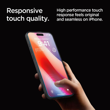 Spigen GLAS.TR EZ FIT 2-Pack - Szkło hartowane do iPhone 16 Pro Max 2 szt (AGL07907)