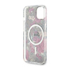 Guess Flower MagSafe - Etui iPhone 14 Plus (Zielony) (GUHMP14MHCFWSA)