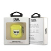 Karl Lagerfeld Choupette Head - Etui Airpods (fluo żółty) (KLA2UCHFY)