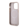 Guess GCube Stripes MagSafe - Etui iPhone 14 Pro Max (Różowy) (GUHMP14XHGCFSEP)