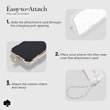 Kate Spade New York Universal Phone Charm Wristlet - Uniwersalna smyczka do telefonu (Dazzle Chain Silver) (KS053460-05)