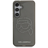 Karl Lagerfeld Rhinestones Karl Head Logo - Etui Samsung Galaxy S25 (czarny) (KLHCS25SHKHDCELK)