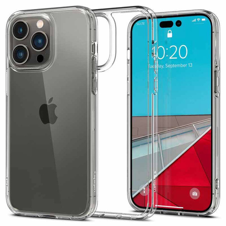 Spigen Ultra Hybrid -  Etui do iPhone 14 Pro (Przezroczysty) (ACS04960)