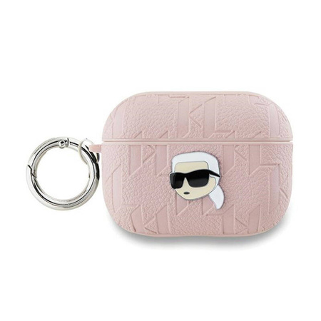 Karl Lagerfeld Monogram Karl Head - Etui AirPods Pro 2 (różowy) (KLAP2PGKIPP)