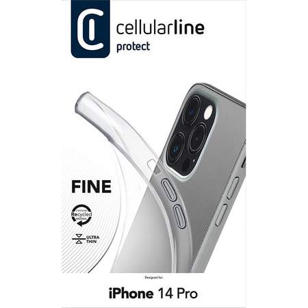 Cellularline Fine - Etui iPhone 14 Pro (przezroczysty) (FINECIPH14PROT)
