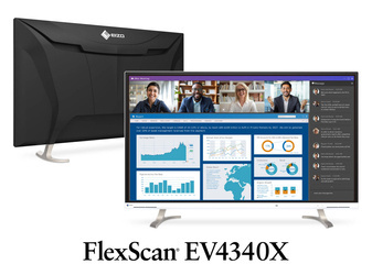 EIZO FlexScan EV4340X-BK - monitor 42,5'' 3840 x 2160 4K, 16:9 (czarny) (EV4340X-BK)