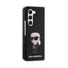 Karl Lagerfeld Silicone Ikonik - Etui Samsung Z Fold 5 (czarny) (KLHCZFD5SNIKBCK)