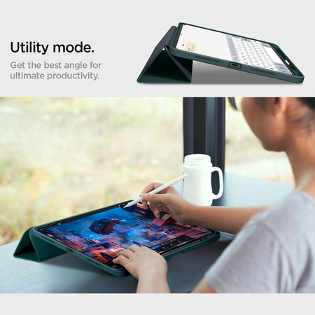Spigen Urban Fit - Etui do iPad Pro 13" (M4, 2024) (Midnight Green) (ACS07763)