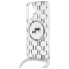 Karl Lagerfeld IML Crossbody Monogram Karl & Choupette Head MagSafe - Etui iPhone 16 (przezroczysty) (KLHMP16SHCKCKLCT)