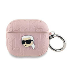 Karl Lagerfeld Monogram Karl Head - Etui AirPods 3 (różowy) (KLA3PGKIPP)