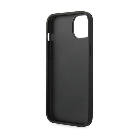 Karl Lagerfeld Glitter Flakes Ikonik - Etui iPhone 14 Plus (srebrny) (KLHCP14MGFKPG)
