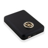 Guess 4G Strassed Metal Logo MagSafe - Power Bank indukcyjny 3000 mAh 5W MagSafe (czarny) (GUPBM3AL4DMK)