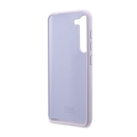Karl Lagerfeld Silicone NFT Ikonik - Etui Samsung Galaxy S23+ (fioletowy) (KLHCS23MSNIKBCU)