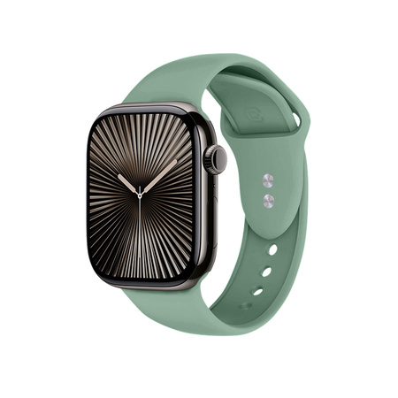 Crong Liquid - Pasek do Apple Watch 38/40/41/42mm (szałwiowy) (CRG40LQBSAG)