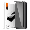 Spigen Glass FC - Szkło hartowane do iPhone 16e / iPhone 14 / iPhone 13 / iPhone 13 Pro (Czarna ramka) (AGL03392)