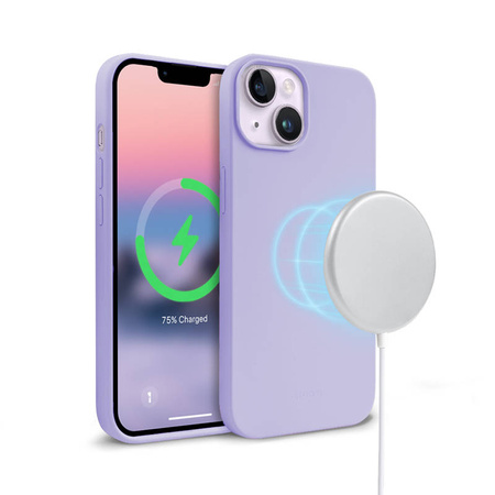 Crong Color Cover Magnetic - Etui iPhone 14 / iPhone 13 MagSafe (fioletowy) (CRG-COLRM-IP1461-PRP)