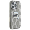 Karl Lagerfeld IML Karl Head Electroplated - Etui iPhone 16 Pro (czarny) (KLHCP16LHKLPKHK)