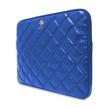 Guess Quilted 4G Sleeve - Etui na notebooka 13" / 14" (niebieski) (GUCS14ZPSQSSGB)