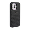 Audi Genuine Leather - Etui iPhone 14 Pro (Czarny) (AU-TPUPCIP14P-Q8/D1-BK)