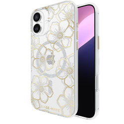 Case-Mate Floral Gems MagSafe - Etui iPhone 16 Plus (Gold) (CM054374)