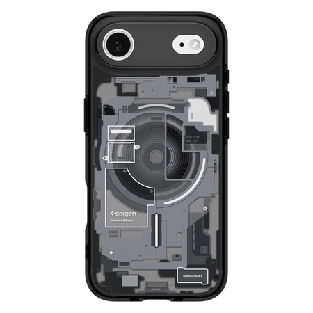 Spigen Ultra Hybrid Mag MagSafe - Etui do iPhone Air (Zero One Black) (ACS10320)
