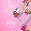 Rifle Paper Clear MagSafe - Etui iPhone 14 / iPhone 13 zdobione złotem (Rose Garden) (RP049188)