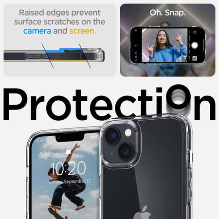 Spigen Ultra Hybrid -  Etui do iPhone 14 (Przezroczysty) (ACS05040)