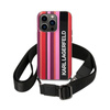 Karl Lagerfeld Color Stripes Strap - Etui iPhone 14 Pro (różowy) (KLHCP14LSTSTP)