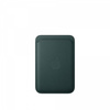 Apple Portfel z tkaniny FineWoven z MagSafe do iPhone’a - Ciemnozielony (MA6Y4ZM/A)