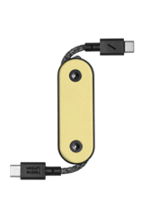 Native Union Pocket Cable - kabel USB-C - USB-C, 17 cm (lemon) (POCK-C-LMO-NP)