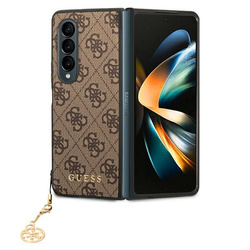Guess 4G Charms Collection - Etui do Samsung Galaxy Z Fold 4 (brązowy) (GUHCZFD4GF4GBR)