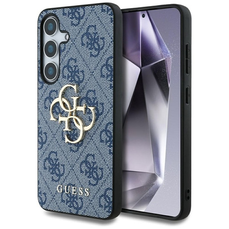 Guess Big 4G Logo Classic Logo - Etui do Samsung Galaxy S25 (niebieski) (GUHCS25S4GMGBL)