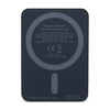 Guess 4G Strassed Metal Logo MagSafe - Power Bank indukcyjny 5000 mAh 15W MagSafe (czarny) (GUPBM5AL4DMK)