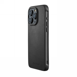 Mujjo Shield Case - etui do iPhone 15 Pro Max kompatybilne z MagSafe (black) (MUJJO-CL-048-BK)