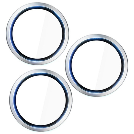 3mk HARDY Lens Protection Pro - Szkło na obiektyw aparatu iPhone 17 Pro / iPhone 17 Pro Max (Silver) (3MK_5903108664295)