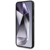 Guess Hot Stamp 4G Pattern Triangle Metal Logo - Etui do Samsung Galaxy S25 (czarny) (GUHCS25SPGP4STRK)