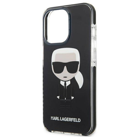 Karl Lagerfeld Fullbody Ikonik - Etui iPhone 13 Pro Black) (KLHCP13LTPEIKK)