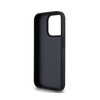 DKNY Leather Checkered Mono Pattern & Printed Stripes - Etui iPhone 15 Pro Max (czarny) (DKHCP15XPCPTSSK)