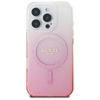 Guess IML Glitter Gradient MagSafe - Etui iPhone 16 Pro (różowy) (GUHMP16LHGRCELP)