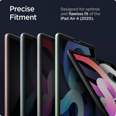 Spigen GLAS.TR EZ FIT - Szkło hartowane do Apple iPad Pro 11" / iPad Air 10.9” (5-4 gen.) (Przezroczysty) (AGL02065)