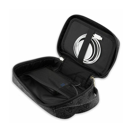 Guess 4G Printed Stripes Travel Universal Bag - Organizer na akcesoria (Czarny) (GUHBP4RPSK)