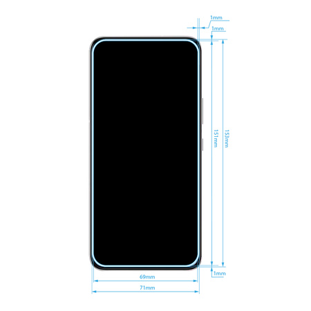 Crong 7D Nano Flexible Glass - Szkło hybrydowe 9H na cały ekran Samsung Galaxy S22+ (CRG-7DNANO-SGS22P)