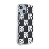 DKNY IML Checkered Mono Pattern - Etui do iPhone 15 Plus / 14 Plus (czarny) (DKHCP15MHDLCEK)