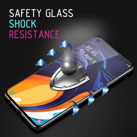 Crong 7D Nano Flexible Glass - Szkło hybrydowe 9H na cały ekran Xiaomi Redmi 7 (CRG-7DNANO-XR7)
